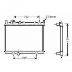 K�HLER  PEUGEOT 206 1.6HDi