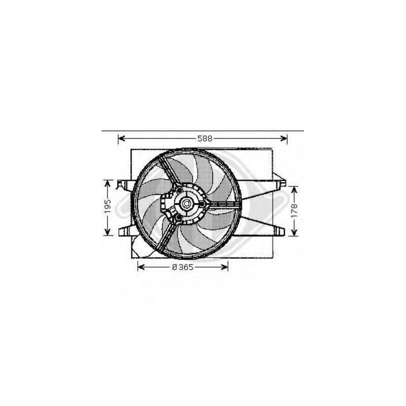  motoventilateur compl.  FIESTA, 