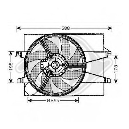 motoventilateur compl. FIESTA, motoventilateur compl. FIESTA,