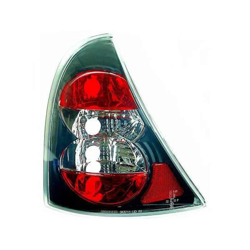 Feux arrière design noir Renault Clio