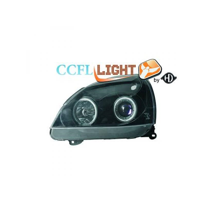 phares design, noir, règl. électr., anneaux     CLIO, 