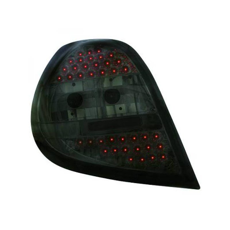 Feux arrière LED design noir Renault Clio