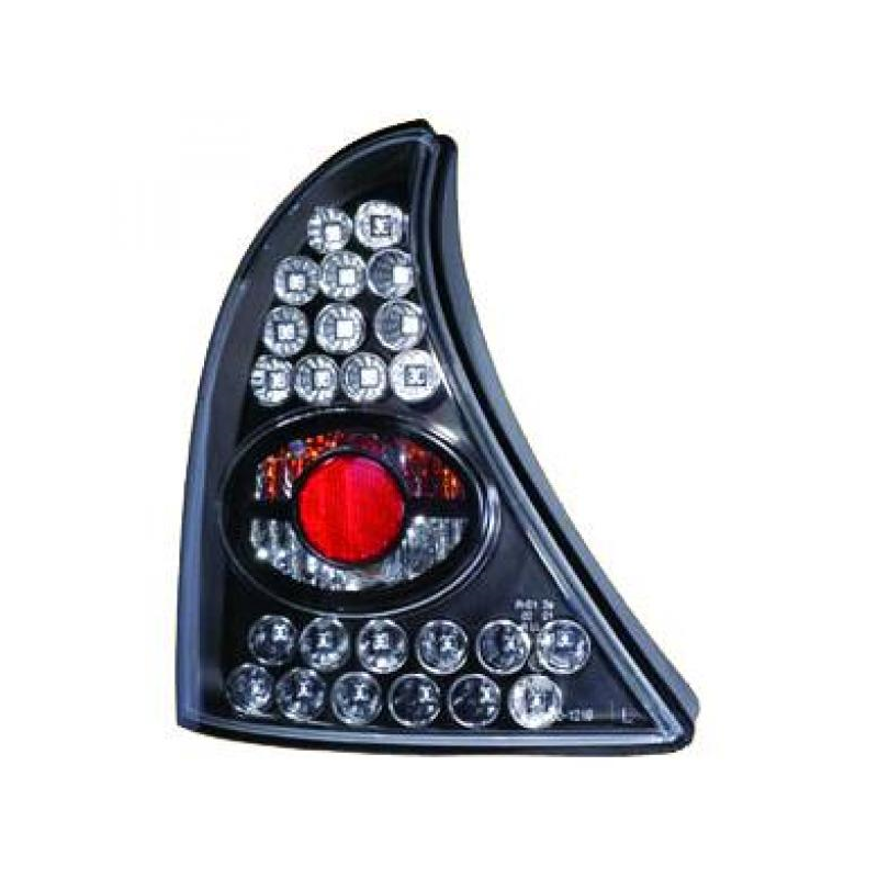 Feux arrière LED design noir gauche Renault Clio II