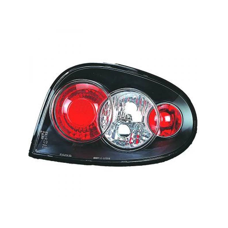 Feux arrière design noir Renault Megane 3-portes