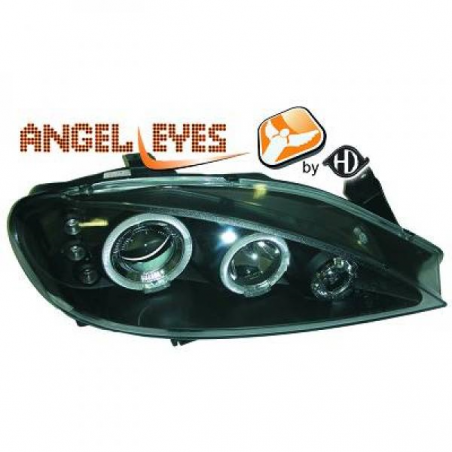 phares design, noir, règl. man., anneaux MEGANE, phares design, noir, règl. man., anneaux MEGANE,