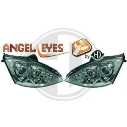  phares design, chrome, règl. électr., clign., anneaux     FOCUS, 