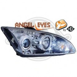  phares design, chrome, règl. électr., anneaux      FOCUS,  