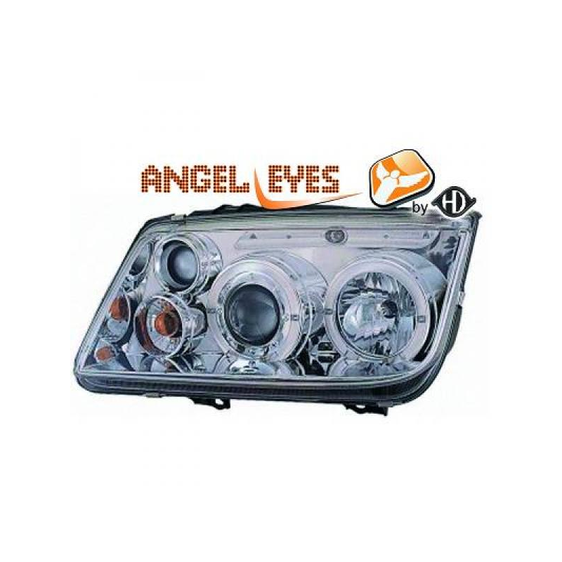 phares design, chrome, avec anti-br., régl. électr., anneaux      BORA,