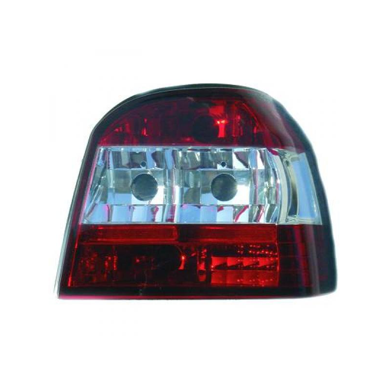 Feux arrière design rouge/blanc Volkswagen Golf 4-portes