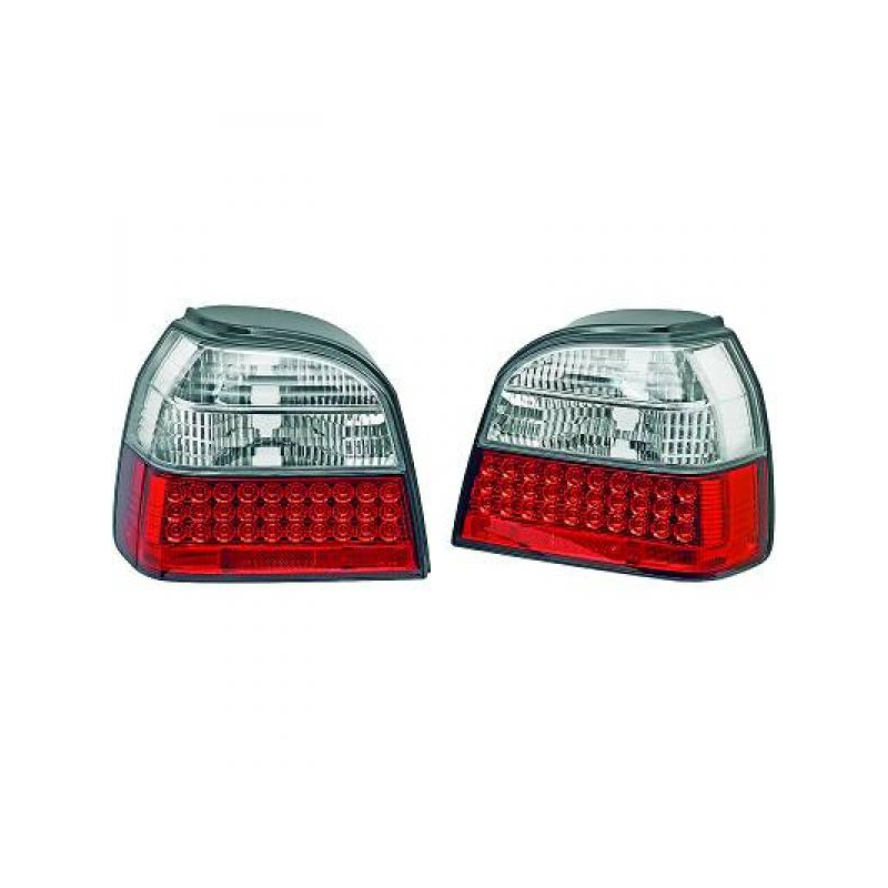 Feu arrière gauche LED rouge/blanc, Volkswagen Golf Berline