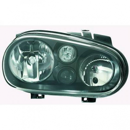 phares design, noir, H7/H1/H3, règl. électr. GOLF, phares design, noir, H7/H1/H3, règl. électr. GOLF,