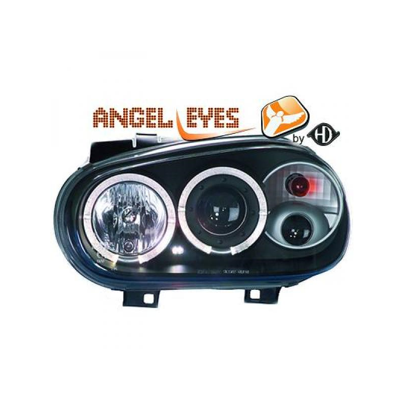 phares design, noir, avec anti-br., régl. électr., DE + anneaux      GOLF,