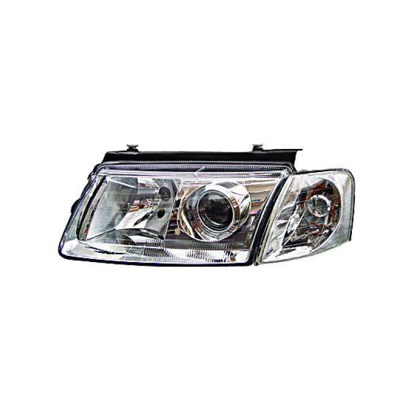 phares design, chrome, H7/H7+DE, avec clign., sans anti-br.,      PASSAT,