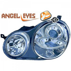 phares design, chrome, H7/H7, correct. phare, anneaux      POLO, 