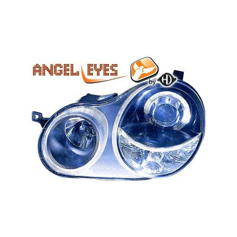 phares design, noir, H7/H7, correct. phare, anneaux      POLO, 