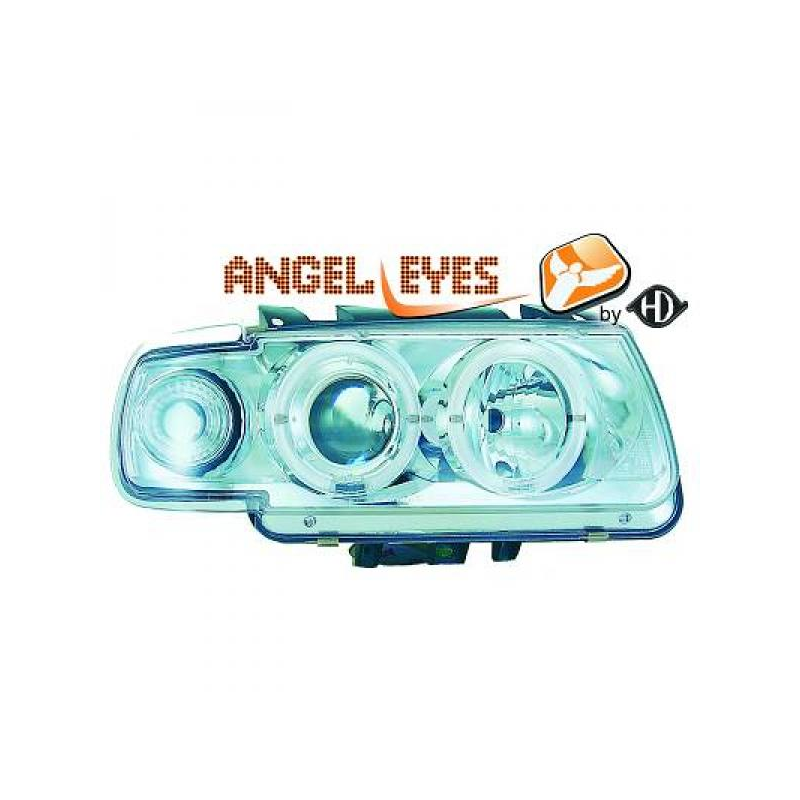 phares design, chrome, régl. man., anneaux      POLO,