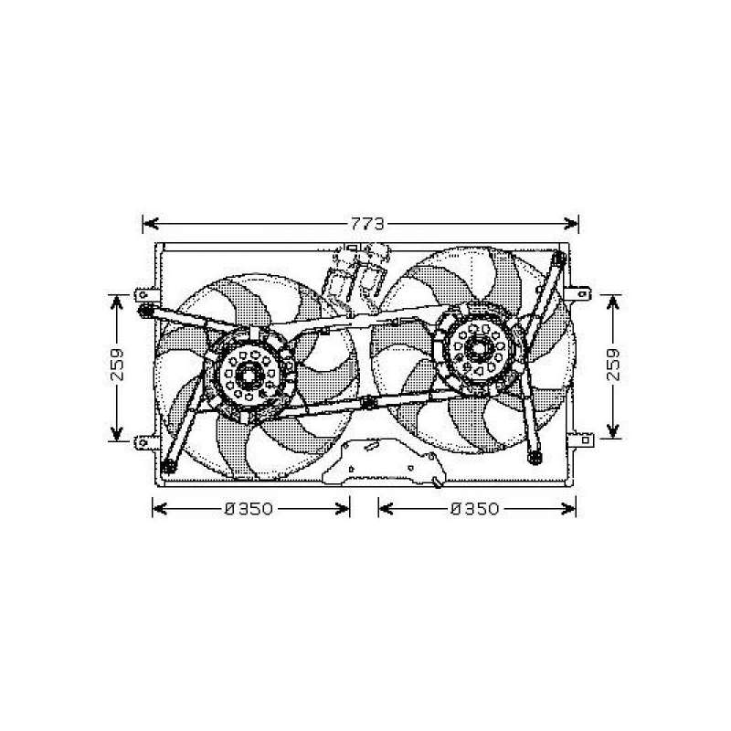 electro-ventilateur double                   T4,