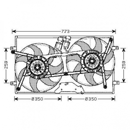 electro-ventilateur double                   T4,