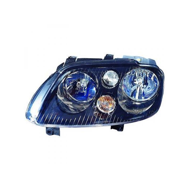 phare design G, noir, H7/H7, avec correct. phare    TOURAN,