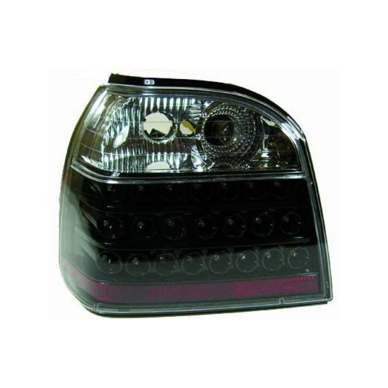 Feux arrière LED design noir, Volkswagen Golf 3