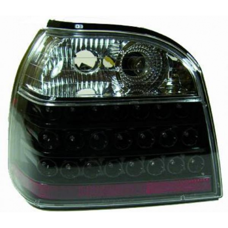 Feux arrière LED design noir, Volkswagen Golf 3