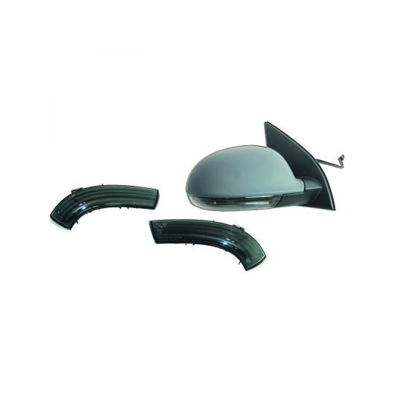 Paire de clignotants de rétroviseur Led noir Vw, Seat, Skoda
