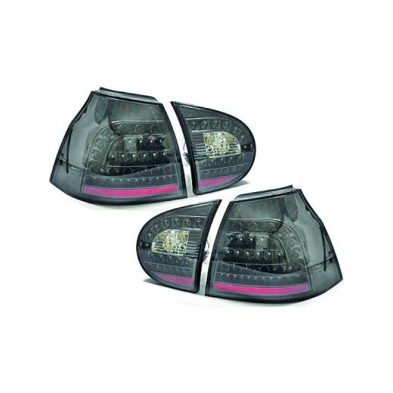 Feux arrière design noir LED Volkswagen Golf 5