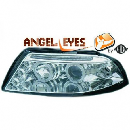 phares design, chrome, régl. électr., anneaux phares design, chrome, régl. électr., anneaux