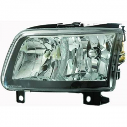 phares design, noir, H7/H1,  régl. électr.       POLO,