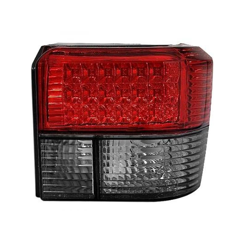 Feux arrière LED rouge/noir pour Volkswagen T4, côté gauche.