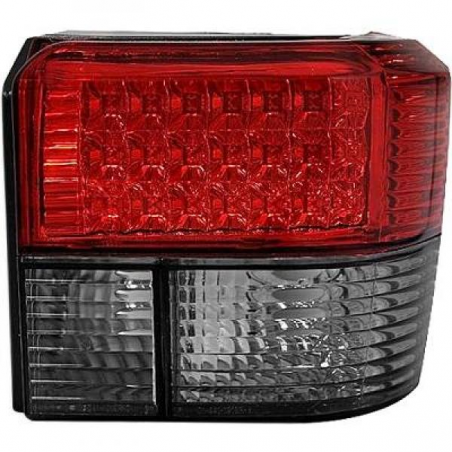 Feux arrière LED rouge/noir pour Volkswagen T4, côté gauche.