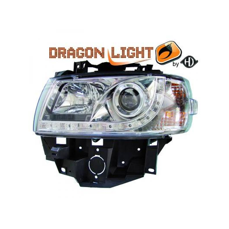 fari con LED diurni, chrome, T4,