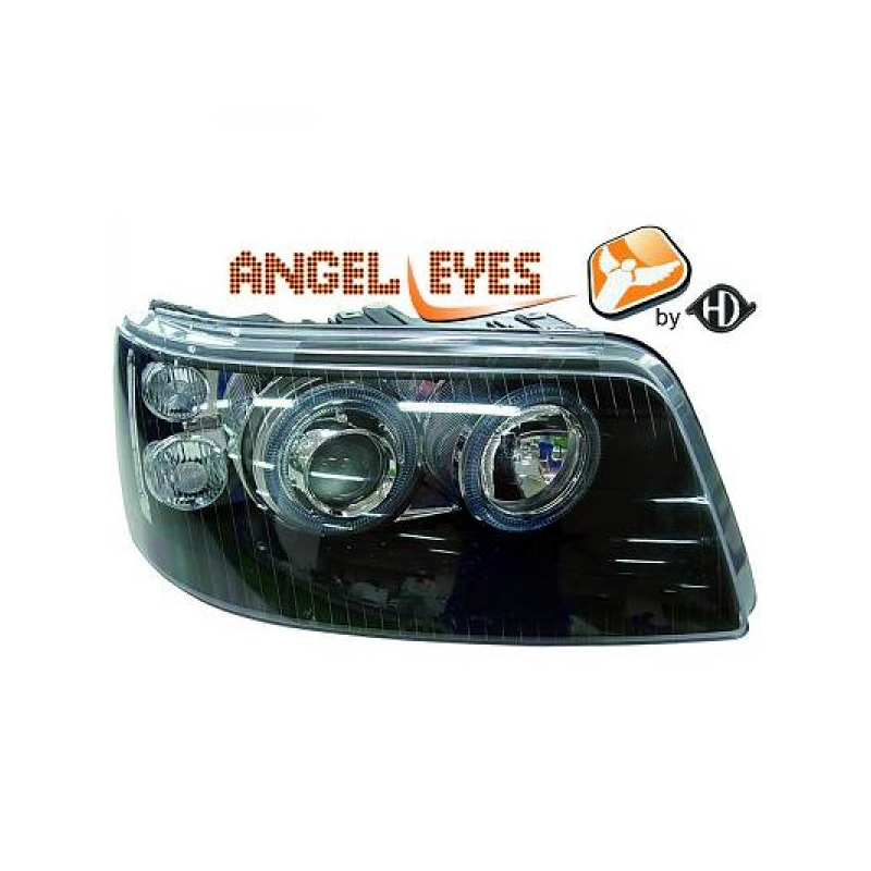 phares design, noir, avec anneaux     VW T5, 