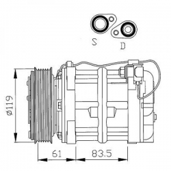KOMPRESSOR      VOLVO 850
