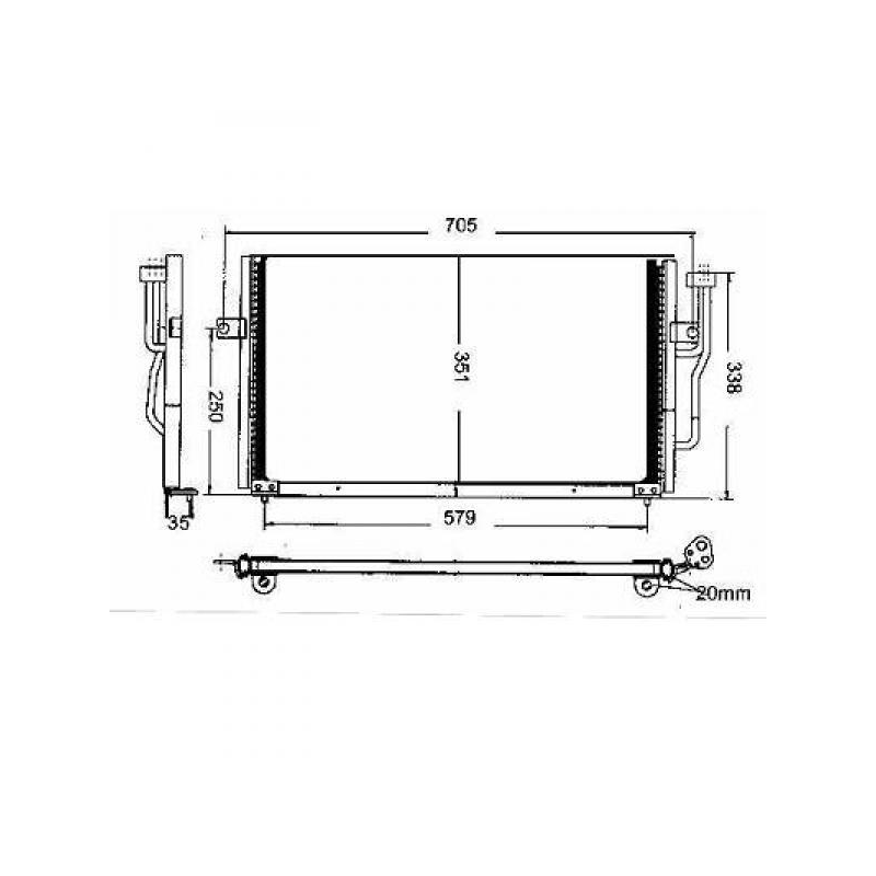 KONDENSATOR       S40/V40,