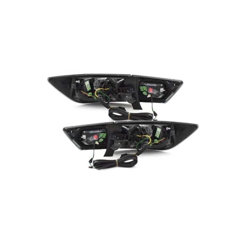 Feux arrière LED Renault Clio IV 2013+-Noir/Fumé