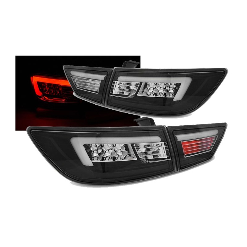 Feux arrière LED Renault Clio IV 2013+-Noir/Fumé