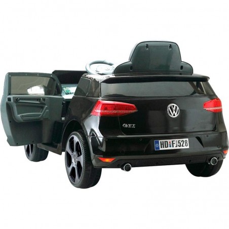 Voiture Enfant Volkswagen Golf VII GTI Noir Sur batterie 12V Incluse. SD et télécommande - dès 3 ans Voiture Enfant Volkswagen Golf VII GTI Noir Sur batterie 12V Incluse. SD et télécommande - dès 3 ans