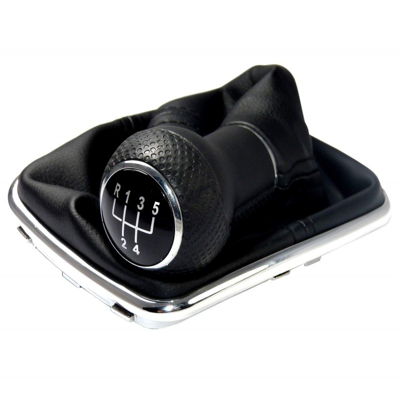 Levier /pommeau de vitesses avec soufflet et base chromé