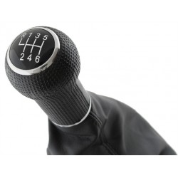 Levier /pommeau 6 vitesses avec soufflet et base chromé