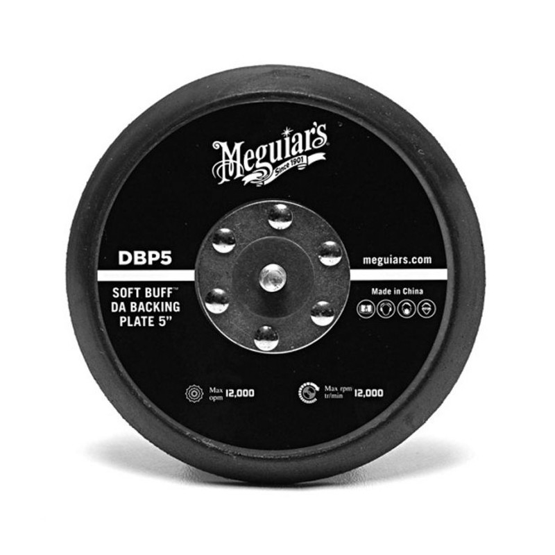 Meguiars Soft Buff Backing Plate 5'' pour Dual Action Polisher