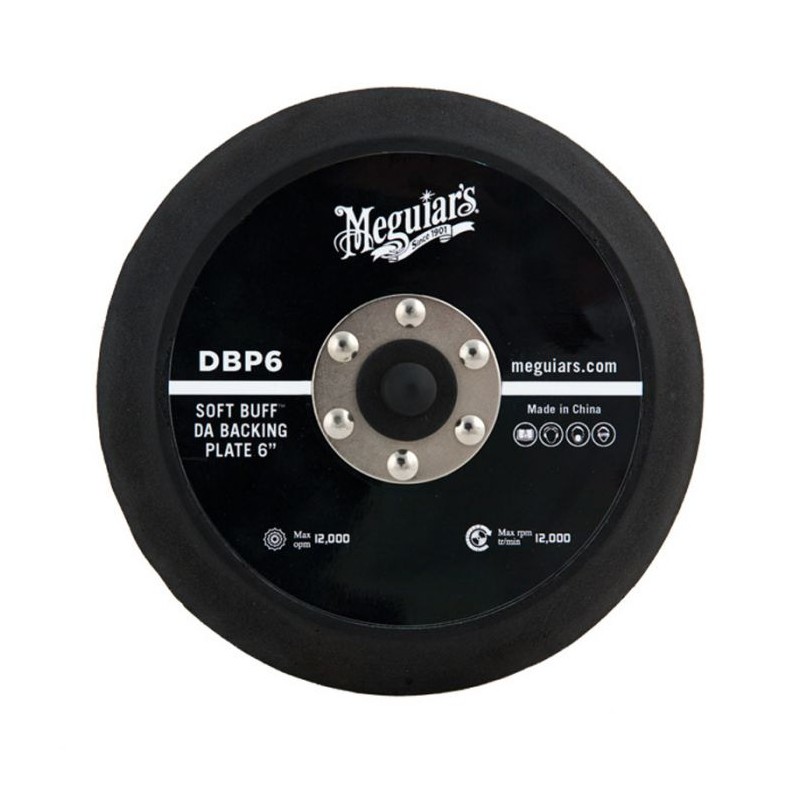 Meguiars Soft Buff Backing Plate 6'' voor Dual Action Polisher