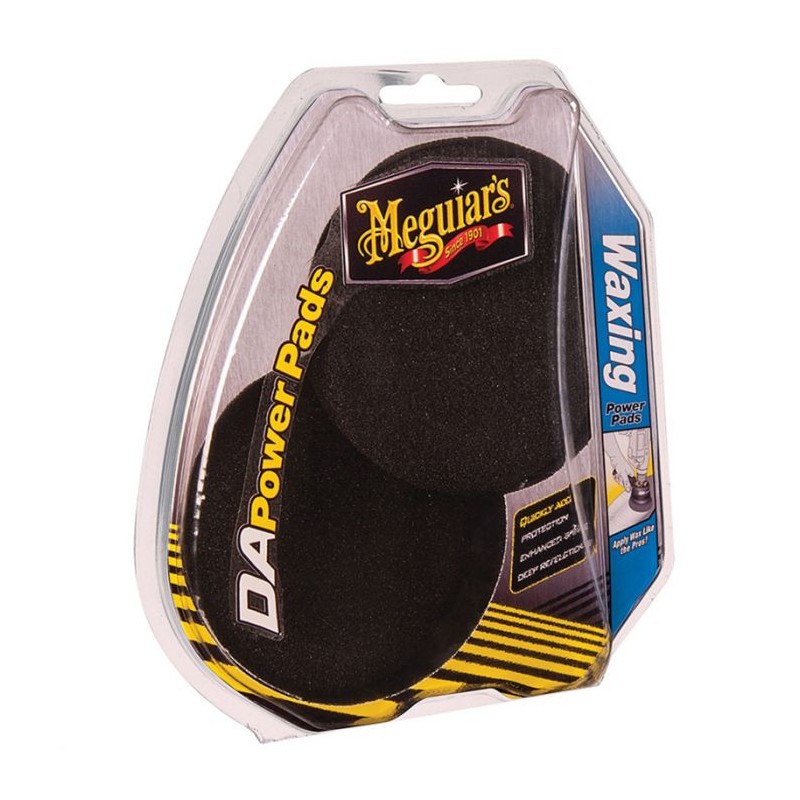 Meguiars Power Pads Waxing 4'' voor Dual Action Polisher, Set à 2 stuks