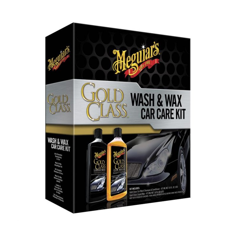 Meguiars Gold Class Wash & Wax Kit (G7016 & G7116)