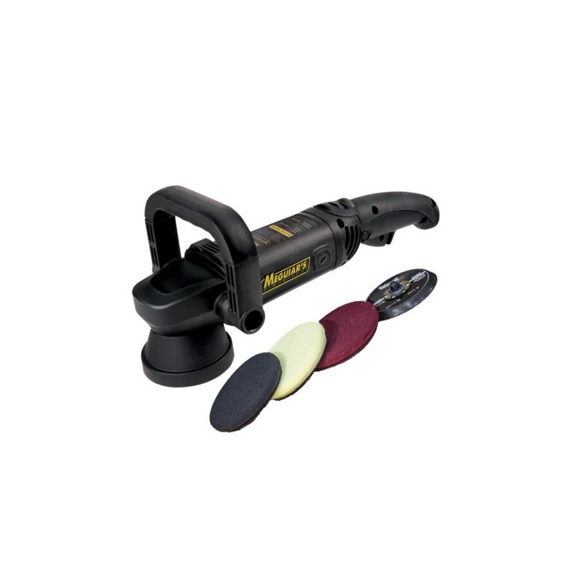 Meguiars Professional Dual Action Polijstmachine in opbergtas (incl. Backing Plate & Pads DFC5/DFP5/DFF5)