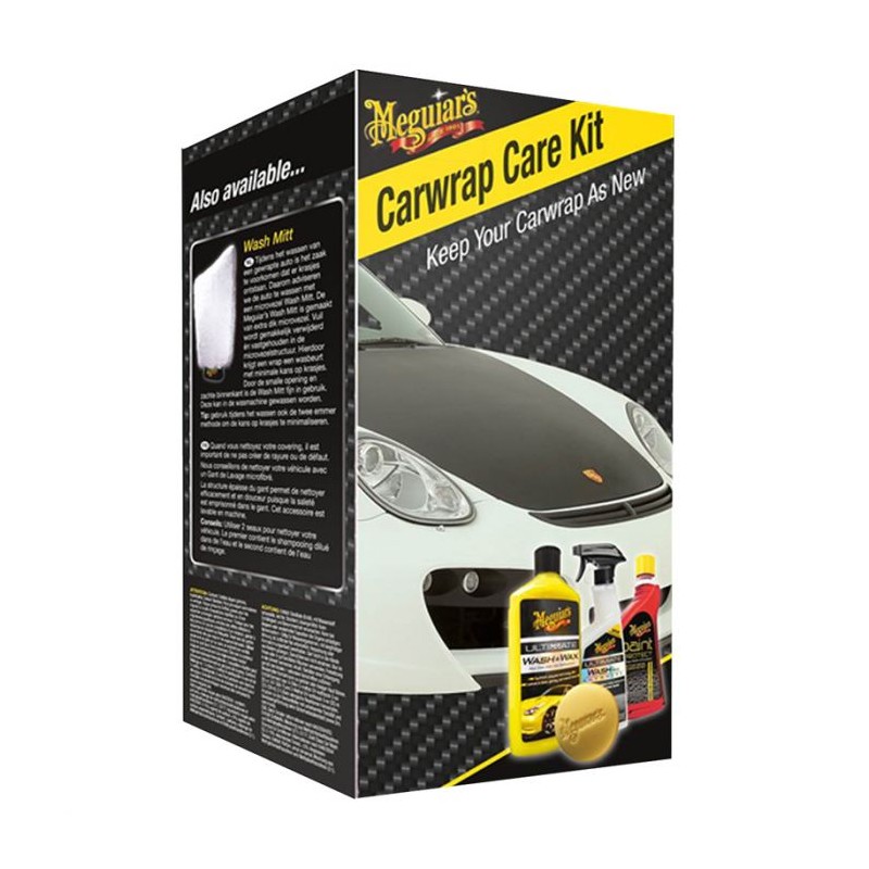 Meguiars Carwrap Care Kit (G17716/G3626/G36516/foam pad)