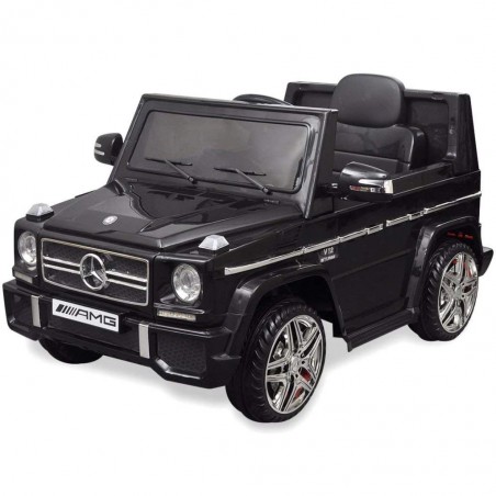 Voiture Enfant Mercedes Benz G65 Noir 2 moteurs Sur batterie. SD et télécommande - dès 3 ans