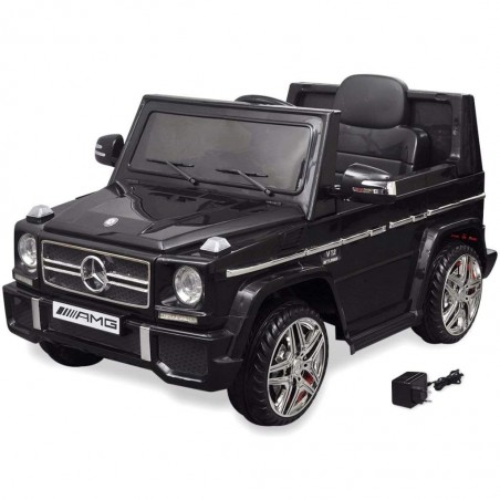 Voiture Enfant Mercedes Benz G65 Noir 2 moteurs Sur batterie. SD et télécommande - dès 3 ans