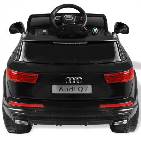 Voiture Enfant Audi Q7 Noir Sur batterie 6V Incluse. SD et télécommande - dès 3 ans