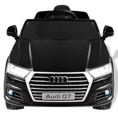 Voiture Enfant Audi Q7 Noir Sur batterie 6V Incluse. SD et télécommande - dès 3 ans